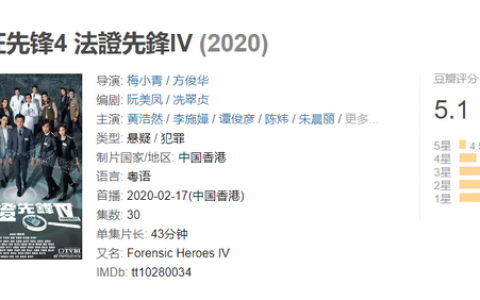 黄宗泽重返TVB担纲《法证先锋5》男主，我突然想看了