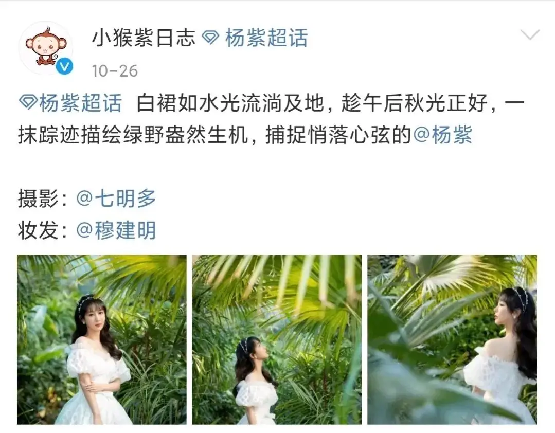 杨紫美照清新来袭,快来一起欣赏吧 杨紫美照清新来袭,快来一起欣赏吧