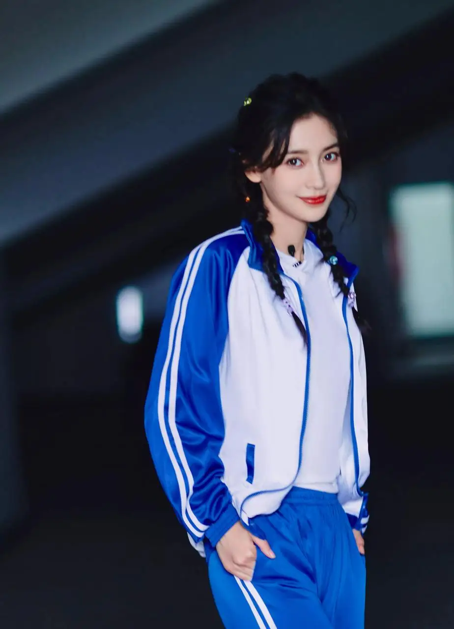 运动风的Angelababy，仿佛回到了18岁的样子