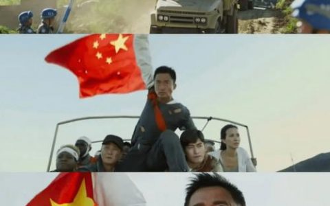 被中国驻乌克兰大使馆破防，真实演绎《战狼2》中“挂红旗”画面