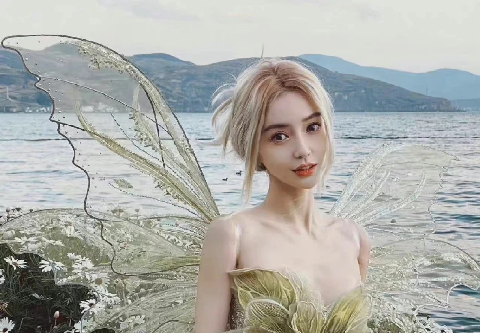 Angelababy生日现场照曝光,身穿绿色闪光裙宛若精灵少女 Angelababy生日现场照曝光,身穿绿色闪光裙宛若精灵少女