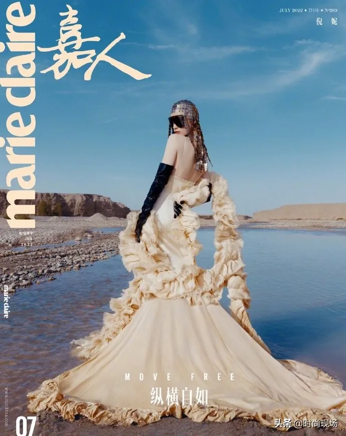 倪妮沙漠戈壁大片曝光,化身红色妖姬优美华丽 倪妮沙漠戈壁大片曝光,化身红色妖姬优美华丽