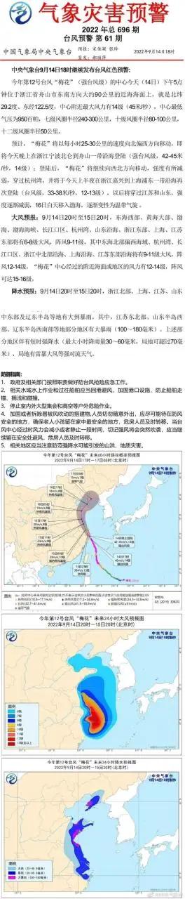 “梅花”奔袭江浙沪：多地狂风大浪 强台风来了！00后追风者准备穿越42~45米/秒的“梅花”台风眼