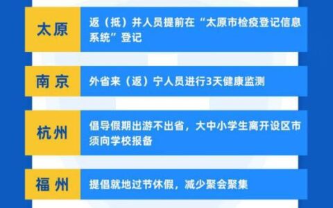 国庆将至，多地疾控发布最新出行提醒