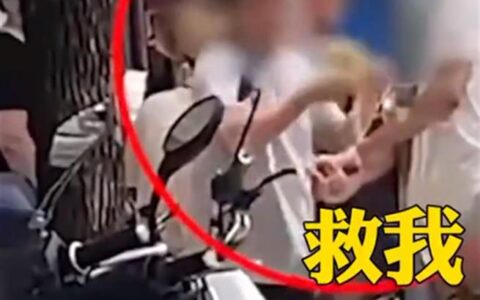 小偷被外卖小哥绑在电线杆，依法有度更能惩治偷盗者
