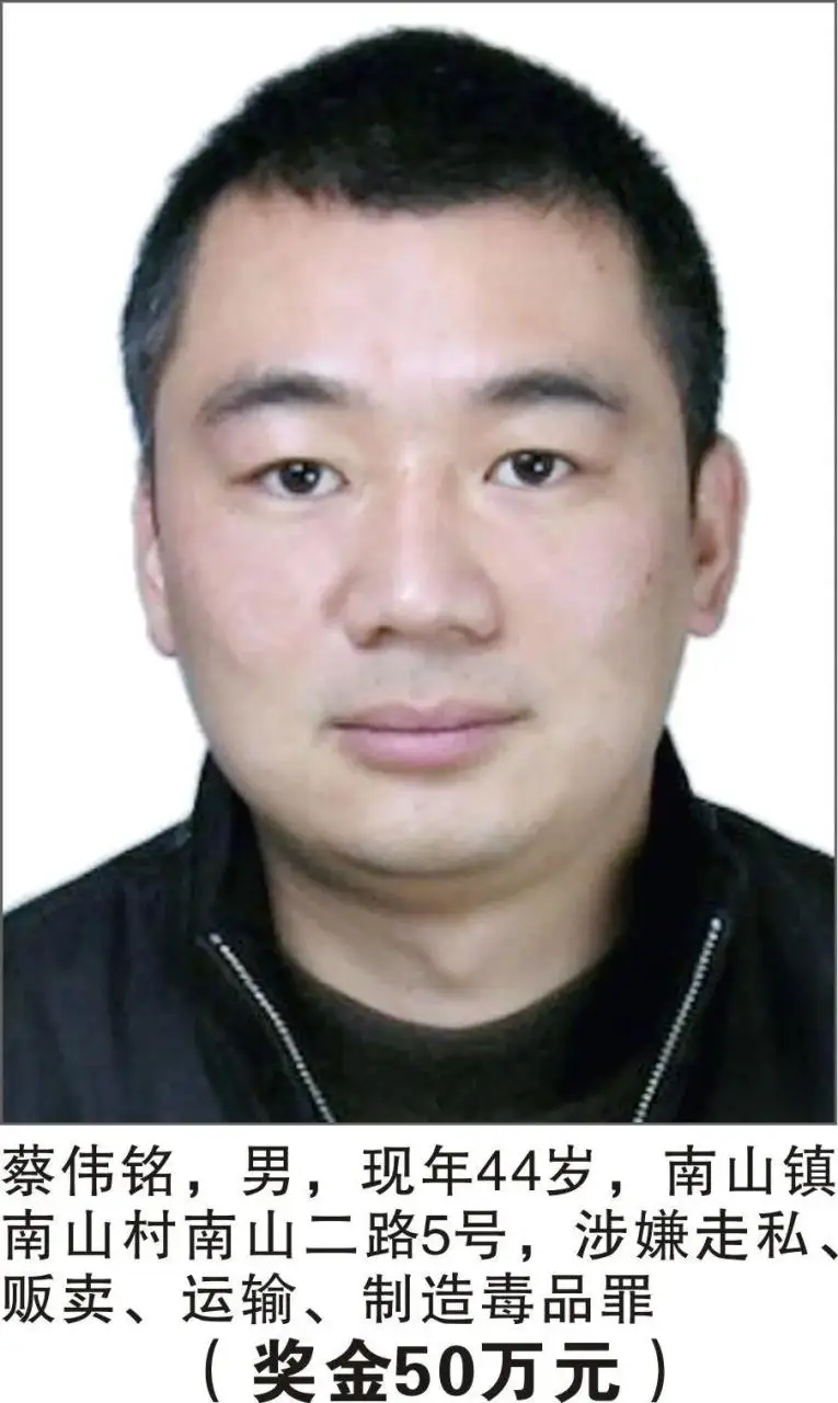 悬赏缉捕!最高奖励 50 万元! 悬赏缉捕!最高奖励 50 万元!