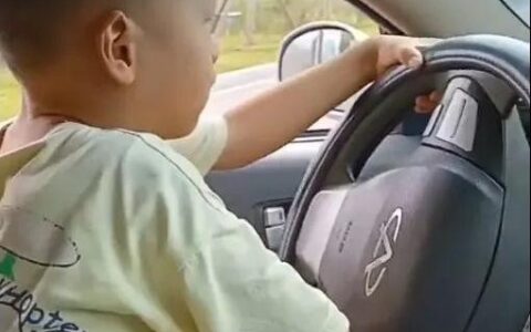 5岁孩子驾车行驶2公里视频网上热传，交警：别让无知害了娃