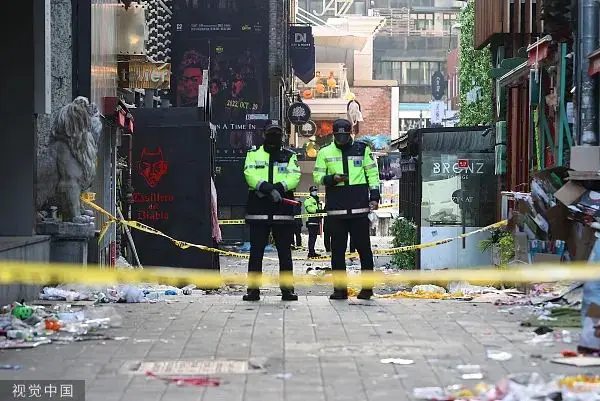 韩国警方找人！“现场喊‘推’的人”