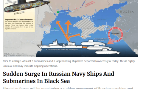 俄黑海舰队倾巢而出 外媒分析3种可能