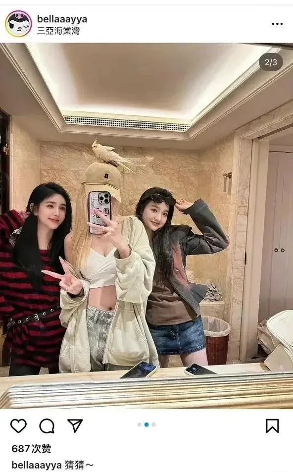 王思聪新年三亚吃椰子鸡，紧搂女友有说有笑，入住酒店18万一晚