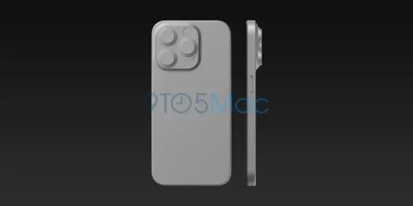 iPhone 15 Pro 渲染图曝光：整体造型与上一代一样但又不完全一样