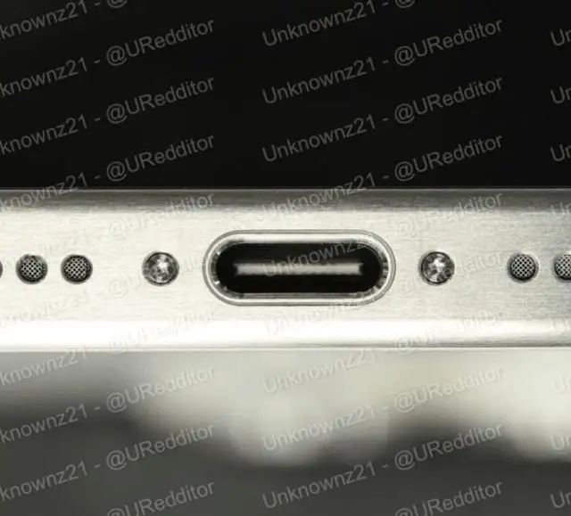 最新放大图泄露显示 iPhone 15 Pro 和 iPhone 15 Pro Max 拥有 USB-C 接口
