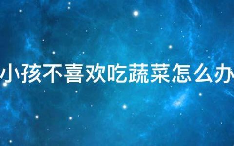 小孩子不吃蔬菜怎么办（浅析小孩不吃菜什么原因）