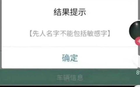 预约祭扫被提示“先人名字有敏感字”，网友：改名要本人到场吗