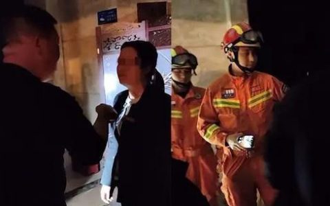 女孩被困酒店不准消防破坏电梯营救，消防员左右为难，父亲崩溃！