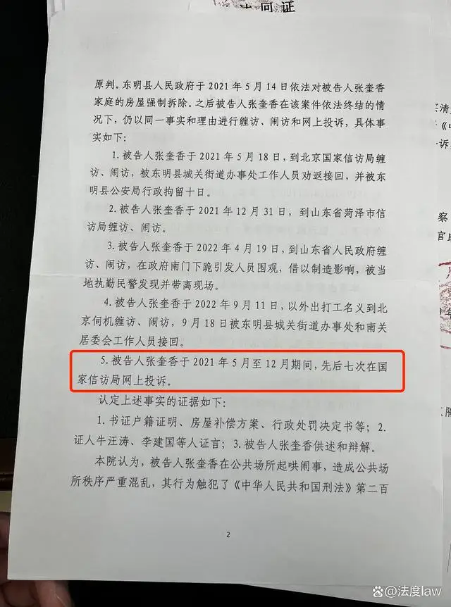 山东农妇7次网上投诉被控寻衅滋事｜律师：网络信访乃公民合法权益