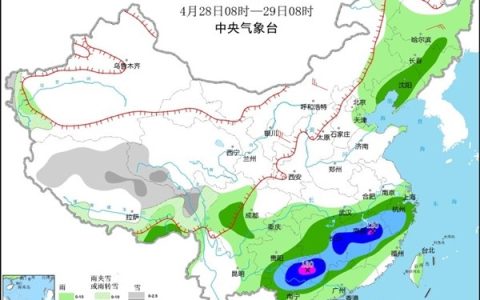 大范围降雨将重启 暴雨袭击6省 最新全国天气预报