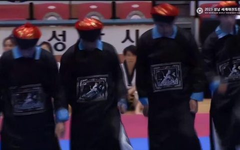 世界跆拳道大赛，中国队跳“僵尸舞”表演让韩国主持人惊叹连连