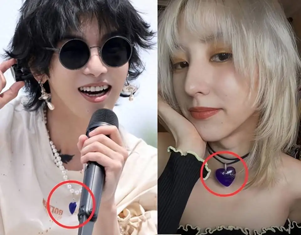 华晨宇女友低调秀恩爱，戴情侣项链，模仿华晨宇拍照，力证没分手