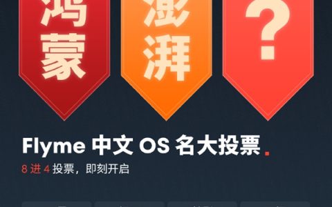 魅族Flyme中文OS命名比赛进入高潮，4强即将揭晓