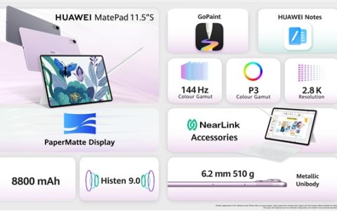 华为MatePad 11.5英寸S系列闪耀海外：优雅设计融合创新护眼技术，重塑平板体验新纪元