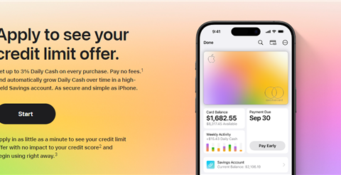 苹果放大招！新用户注册Apple Card，狂送300美元大礼！